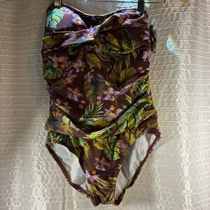 Floral Tropical One Piece Swimsuit